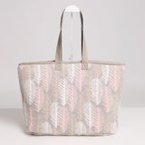 Feather Patterned Tote Bag