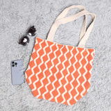 Chevron Knit Tote Bag