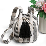 Boho Tassel Bucket Shoulder Bag / Crossbody Bag