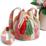 Boho Tassel Bucket Shoulder Bag / Crossbody Bag