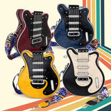 Electronic Guitar Shaped Crossbody Bag