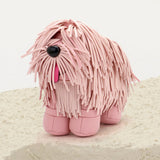 Faux Leather Fringe Dog Crossbody Handbag