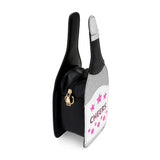 CHEERS Message Bottle Shaped Crossbody Bag