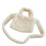 Soft Stylish Plush Tote Crossbody Shoulder Bag