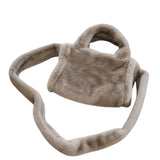 Soft Stylish Plush Tote Crossbody Shoulder Bag