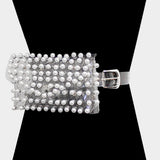 Pearl Transparent Fanny Pack / Belt / Clutch Bag