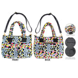 Animal Print Puffer Tote Bag