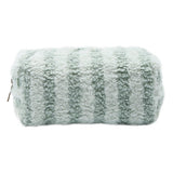 Stripe Sherpa Pouch Bag