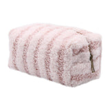Stripe Sherpa Pouch Bag