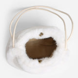 Solid Faux Fur Mini Handbag Shoulder Bag