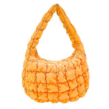 Quilted Puffer Tote / Shoulder Bag Cloud Bag