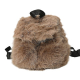Faux Fur Cozy Backpack