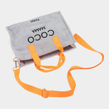 COCO MAMA Message Pointed Terry Small Tote Bag / Crossbody Bag