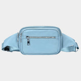 Solid Rectangle Sling Bag / Fanny Pack / Belt Bag