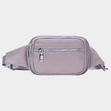 Solid Rectangle Sling Bag / Fanny Pack / Belt Bag