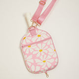 Daisy Flower Pattern Neoprene  Pickleball Paddle Case Bag