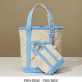 Mini Canvas Pouch Bag Charm