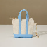 Mini Canvas Pouch Bag Charm