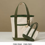Mini Canvas Pouch Bag Charm
