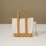 Mini Canvas Pouch Bag Charm