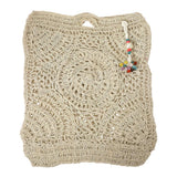 Crochet Pearl Bead Cluster Charm Tote Bags