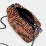 Round Stone Embellished Tote / Crossbody Bag