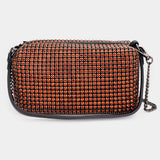 Round Stone Embellished Tote / Crossbody Bag