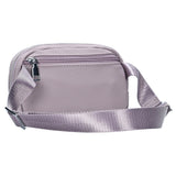 Solid Nylon Crossbody Bag
