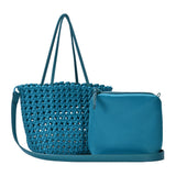 2 in 1 Hand Woven Tote Bag / Crossbody Bag