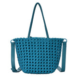 2 in 1 Hand Woven Tote Bag / Crossbody Bag