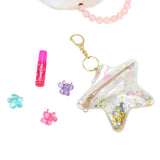 HOT FOCUS -Unicorn Pointed Sequin Embellished Tiny Mini Backpack with Star Keychain Pouch