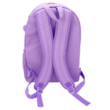 HOT FOCUS - Butterfly Patch Decorative Deluxe Backpack with a Pom Pom Keychain