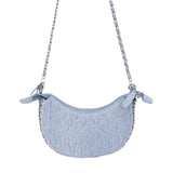 Denim Quilted Hand Bag / Crossbody Bag