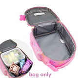 HOT FOCUS - Kids Stylish Insulated Water Repellent Lunch Bag with Fun Keychain