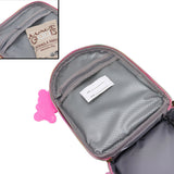 HOT FOCUS - Kids Stylish Insulated Water Repellent Lunch Bag with Fun Keychain