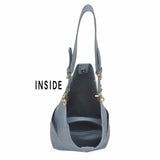 Vegan Leather Shoulder and Pouch Bag