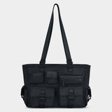 Multi Pocket Utility Shoulder Tote Bag