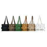 Multi Pocket Utility Shoulder Tote Bag