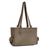 Multi Pocket Utility Shoulder Tote Bag
