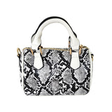 Snake Skin Patterned Tote / Crossbody Bag