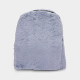 Solid Faux Fur Backpack Bag