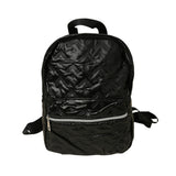 Shiny Quilted Everyday Backpack Bag