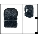 Shiny Quilted Everyday Backpack Bag
