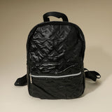 Shiny Quilted Everyday Backpack Bag