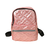Shiny Quilted Everyday Backpack Bag