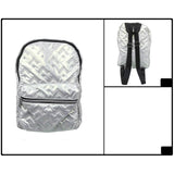Shiny Quilted Everyday Backpack Bag