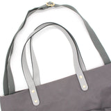 Solid Cotton Tote / Crossbody Bag