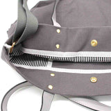 Solid Cotton Tote / Crossbody Bag