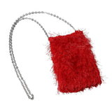 Fluffy Faux Fur Crossbody Phone Case Bag