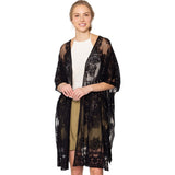 Flower Lace Kimono Poncho